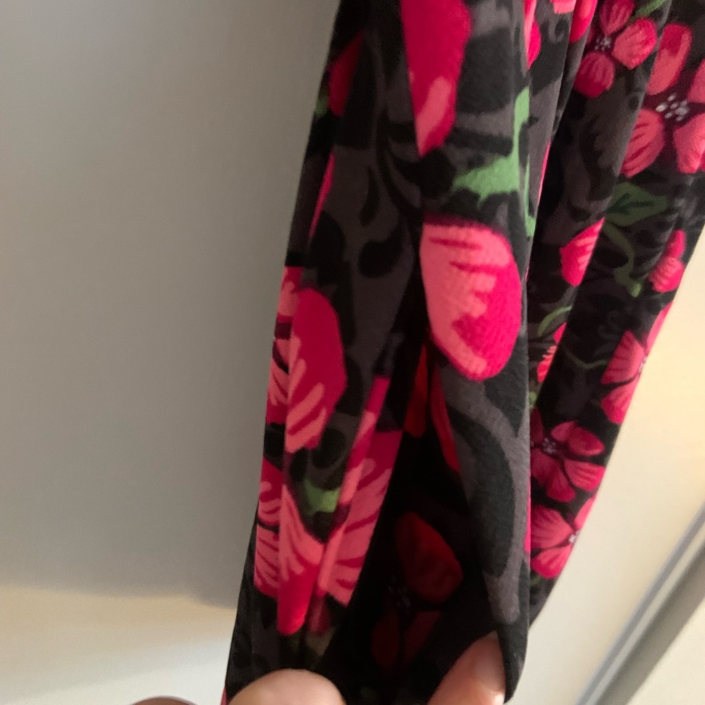 Pink Floral LulaRoe Amelia Dress - Picture 3 of 4
